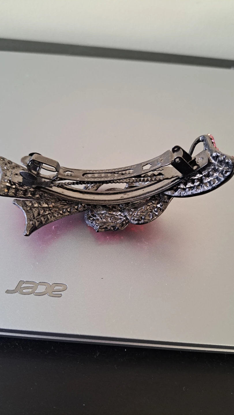 Sparkly Rose Hair Clip - photo 3