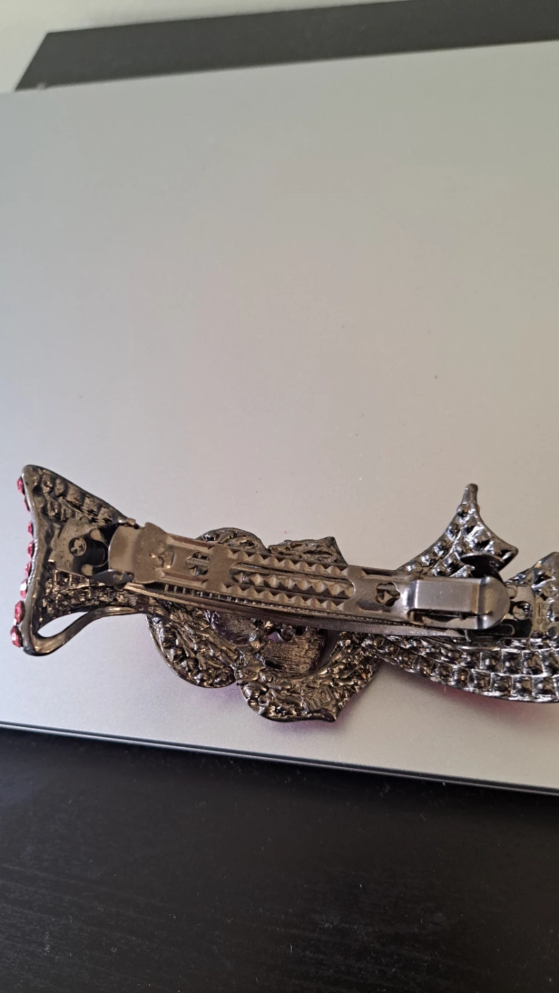 Sparkly Rose Hair Clip - photo 4