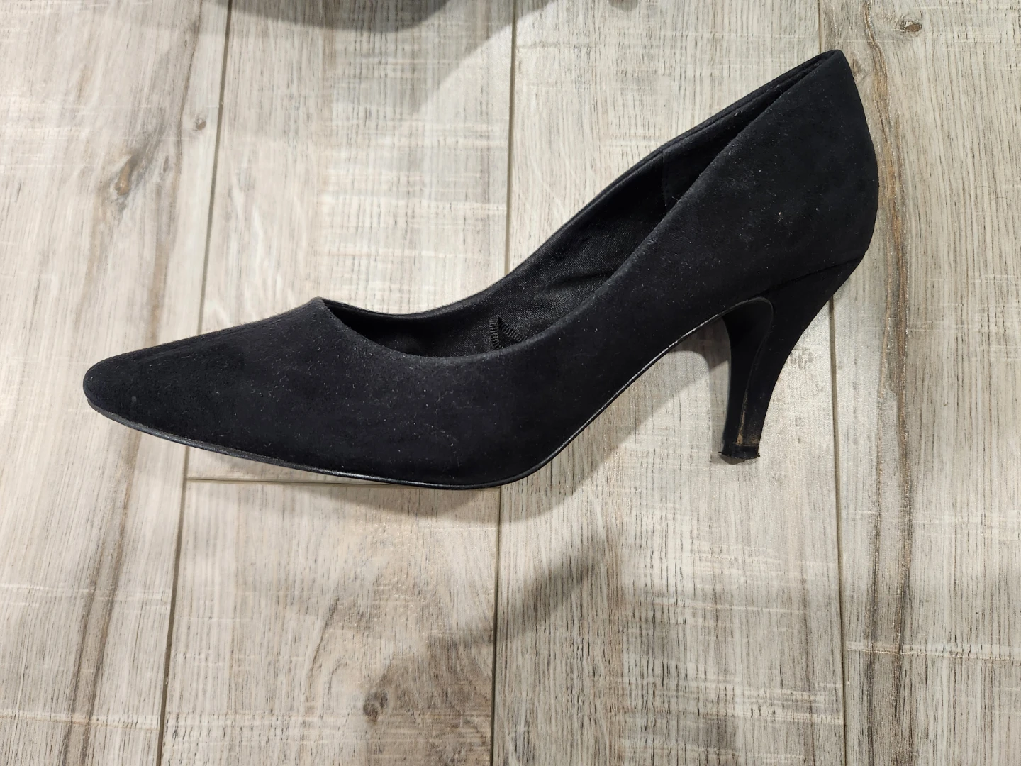 H&M Black Suede Pumps size 5 - photo 3