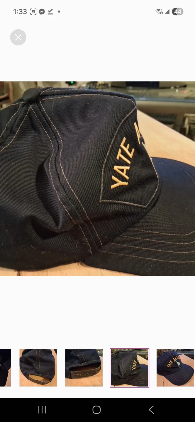 Vintage Navy Patch Hat Snapback - photo 4