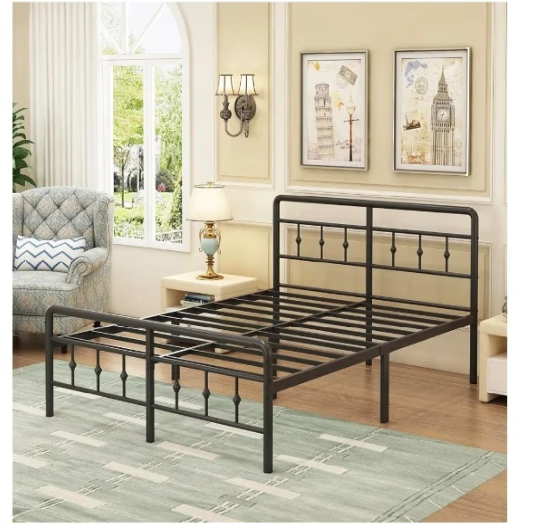 EMODA Queen Bed Frame 16 Inch Height Metal Black - photo 5