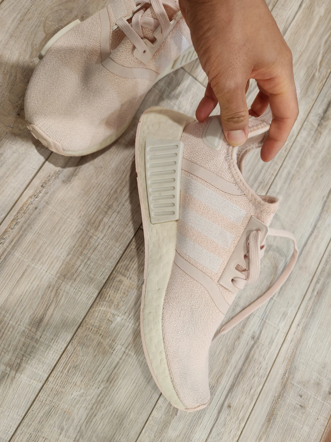 Adidas NMD R1 Women's Pink Sneakers size 5.5 - photo 2
