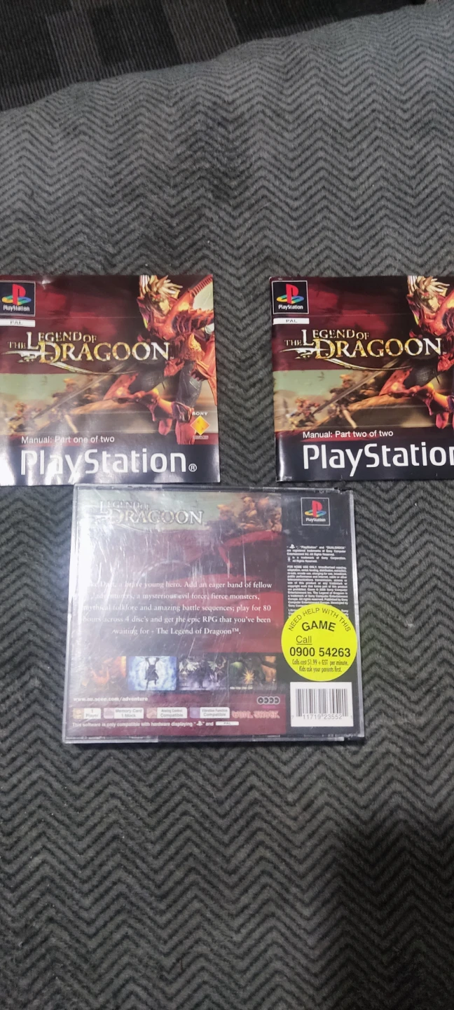 PlayStation The Legend of Dragoon Game