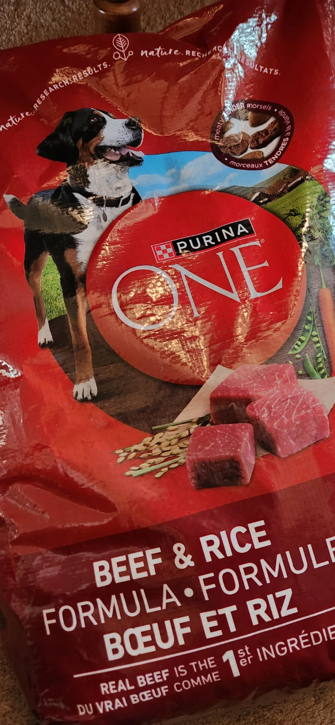 NEW 12.4kg  Purina One Beef & Rice Dog Kibble - photo 3