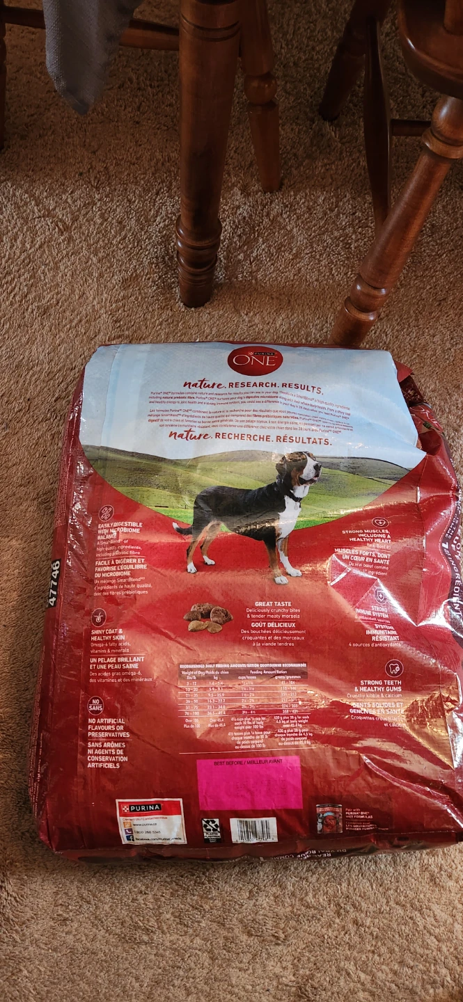 NEW 12.4kg  Purina One Beef & Rice Dog Kibble - photo 5