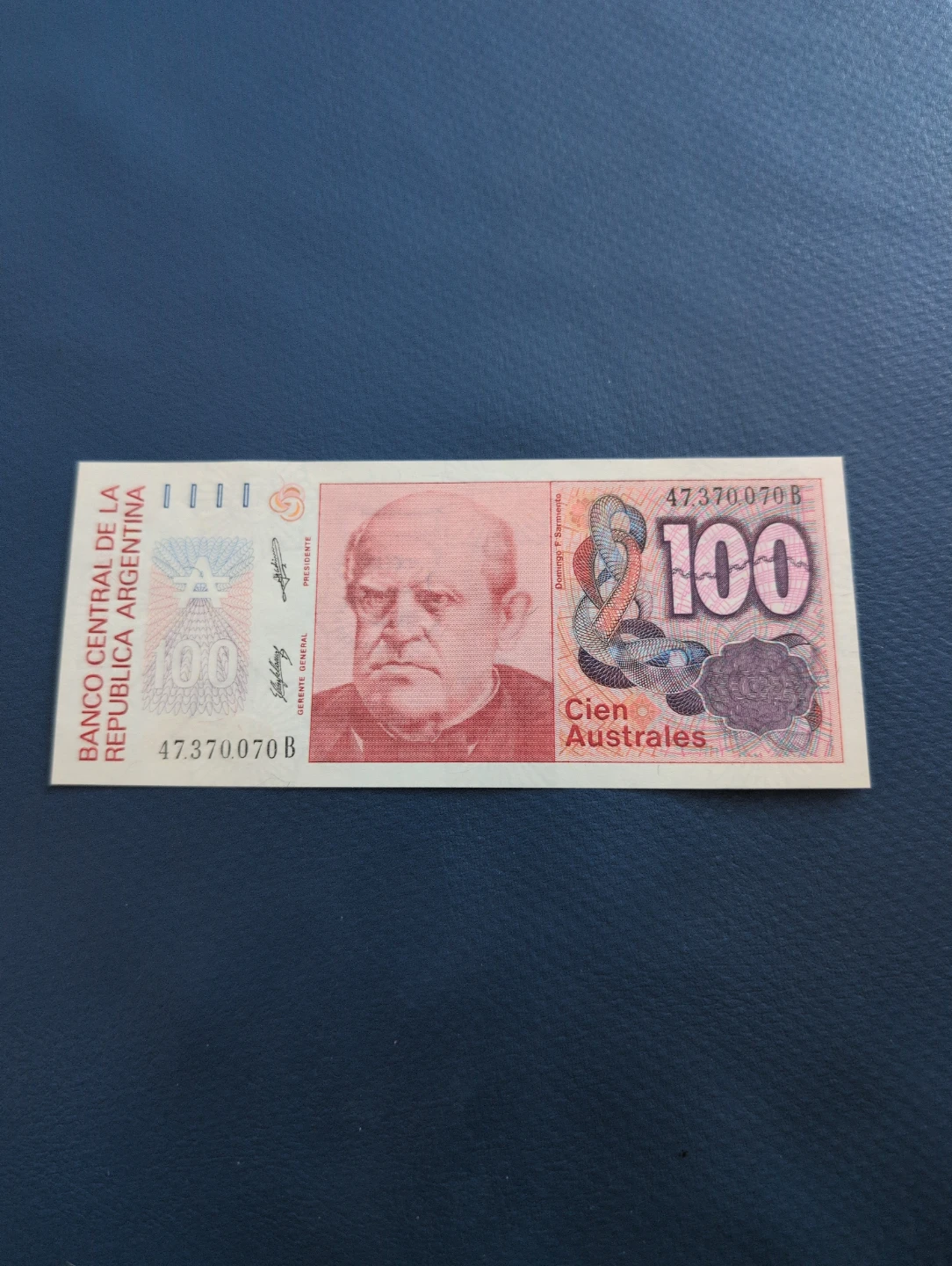 Argentina 100 Australes Banknote - photo 2