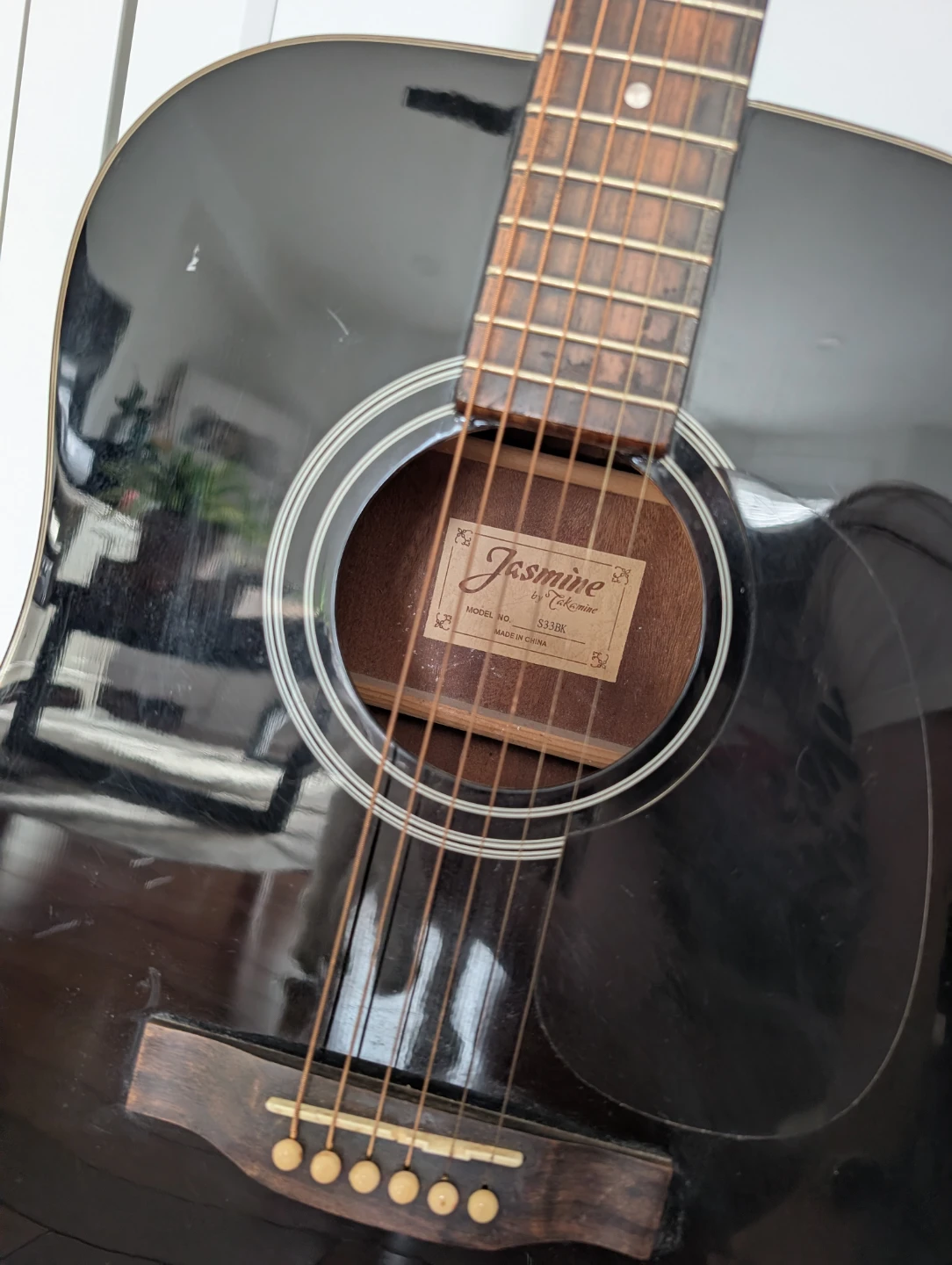 Jasmine by Takamine Acoustic Guitar - Black - photo 2