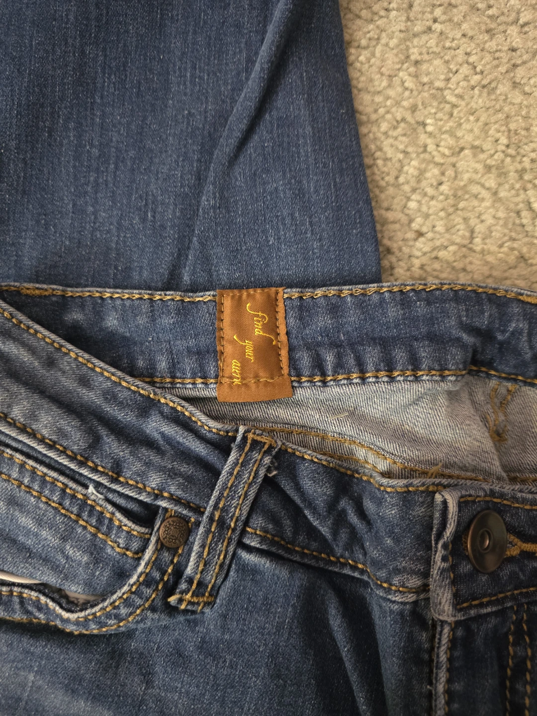 Women's Blue Denim Jeans - photo 3