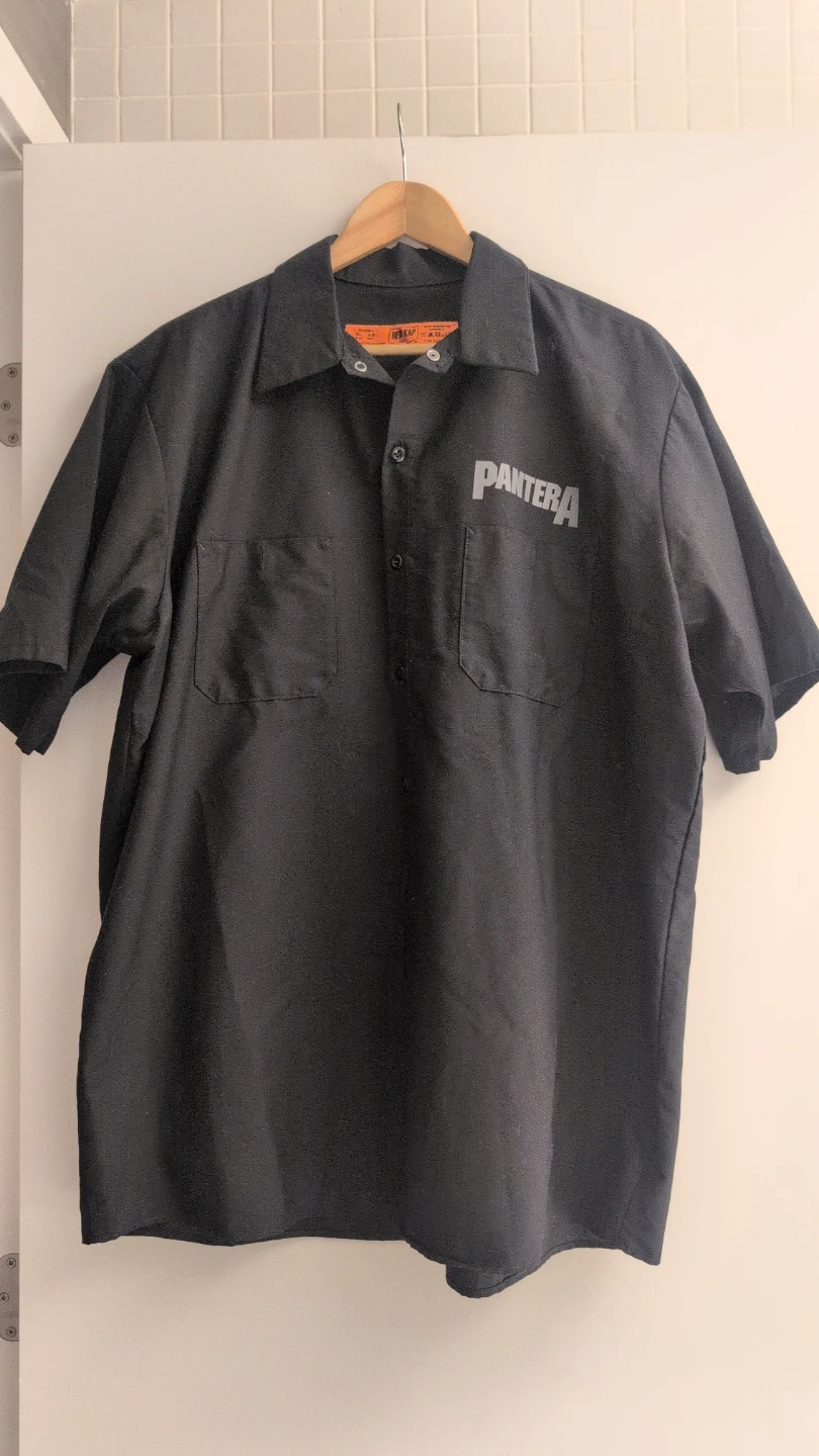 Pantera World Tour 2023 Work Shirt XL Black