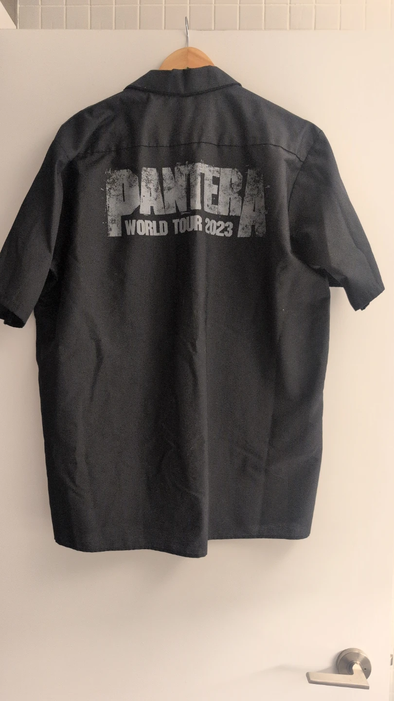 Pantera World Tour 2023 Work Shirt XL Black - photo 3