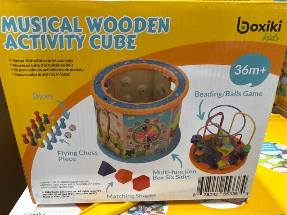 Boxiki Kids Musical Wooden Activity Cube - photo 3
