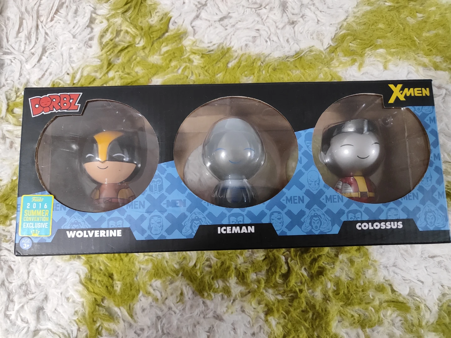 Dorbz X-Men Wolverine, Iceman, Colossus Set and old man logan