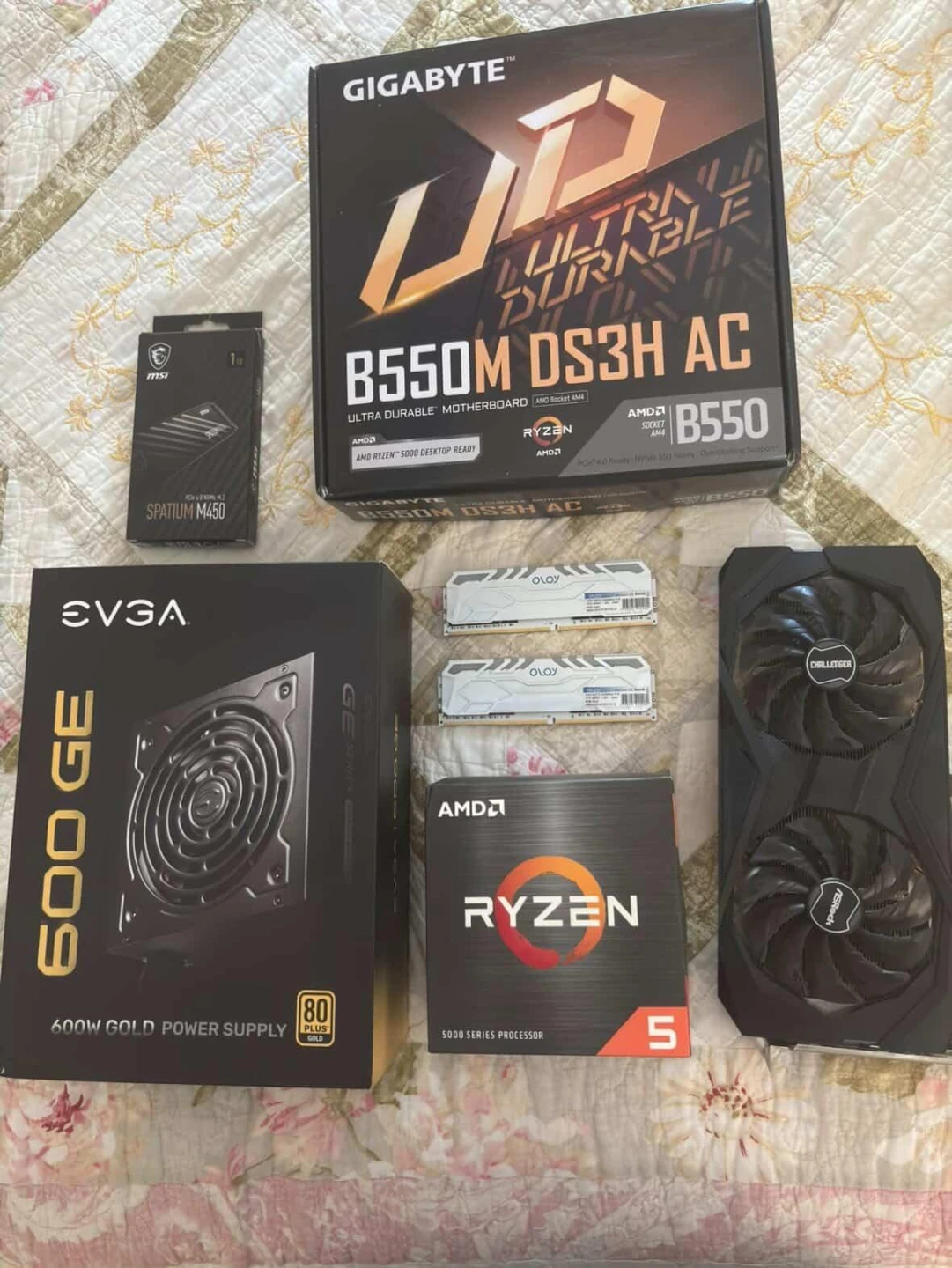 Custom White matx Gaming PC - AMD Ryzen 5 - photo 5