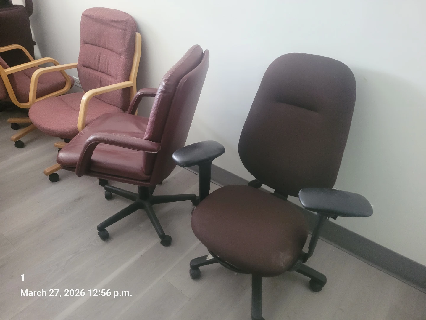Assortment of office furniture