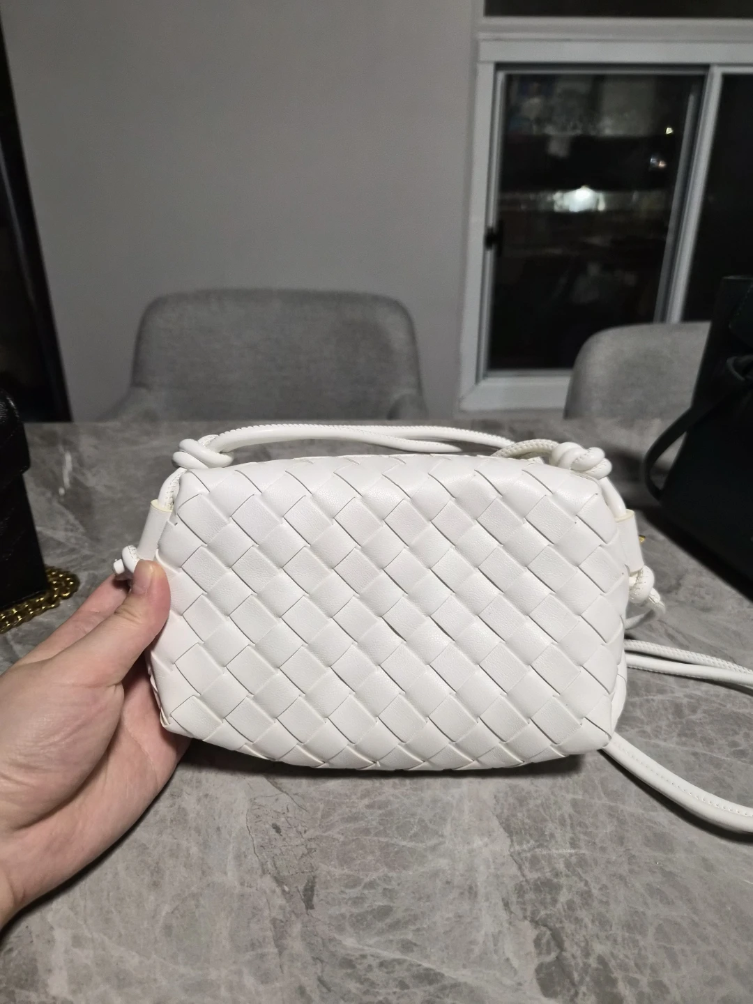 Small White Pouch Bag