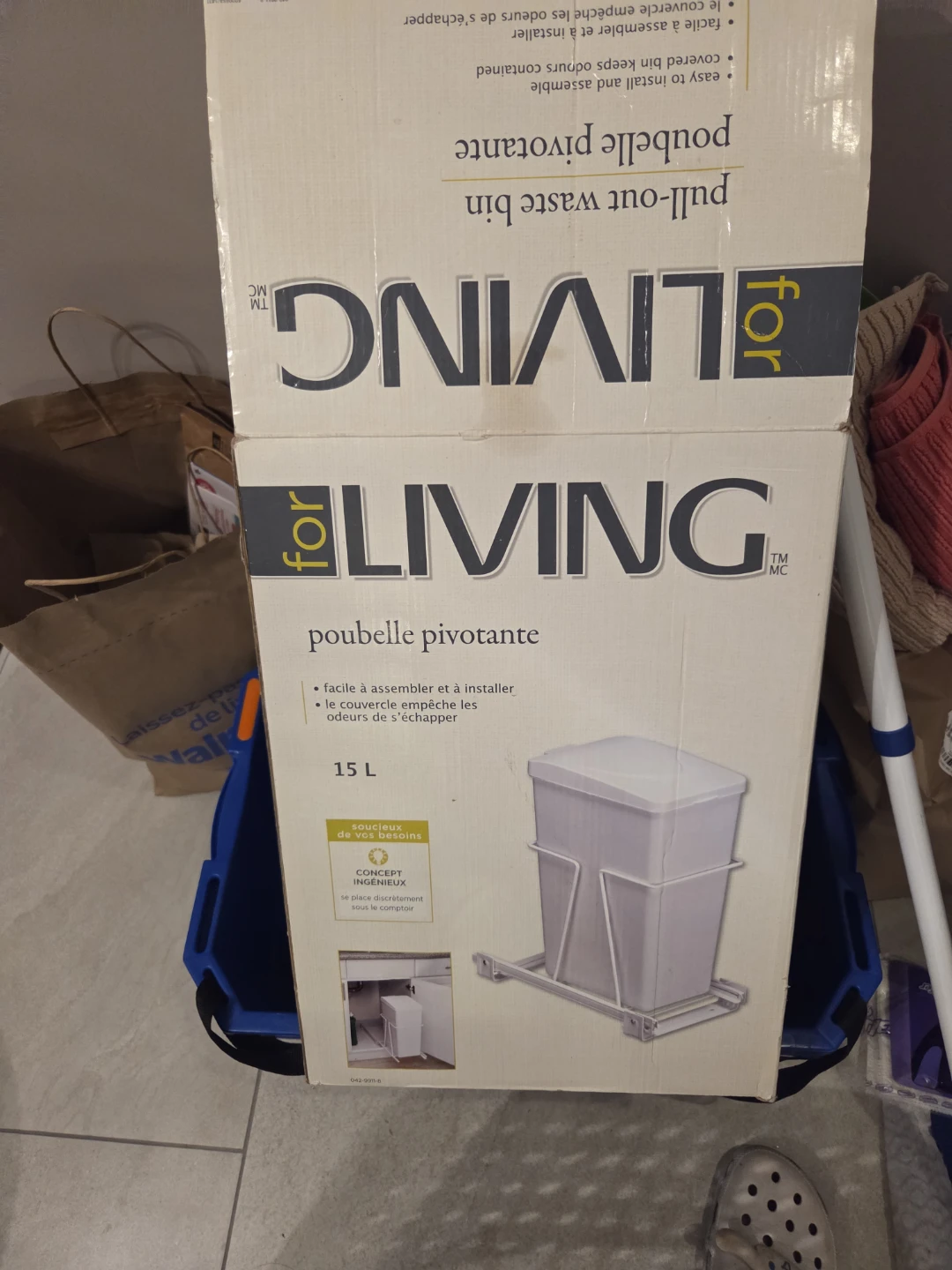 For Living Pull-Out 15 L (Rack only, NO Bin)