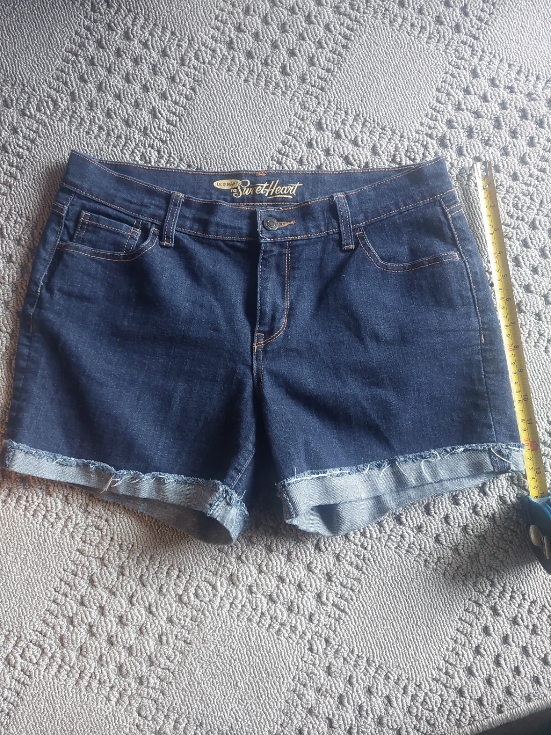 New Old Navy Women's "Sweetheart" Denim Shorts Size 6 Regular