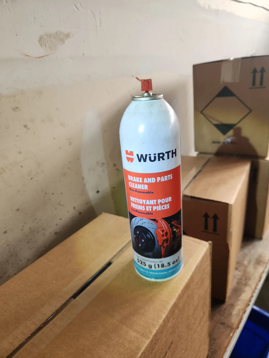 Wurth Brake and Parts Cleaner - 525 g / 18.5 oz
