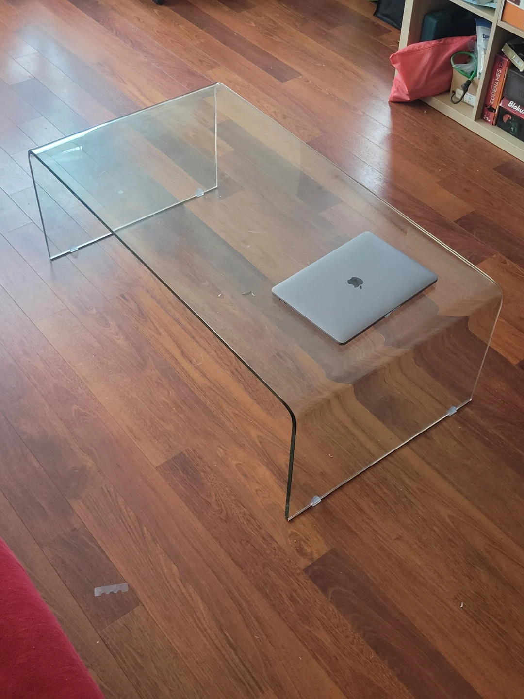 Modern Clear Glass Coffee Table