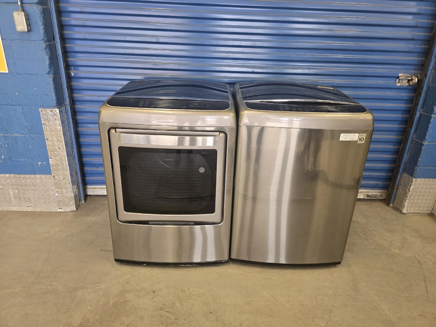 LG Stainless Steel Washer and Dryer