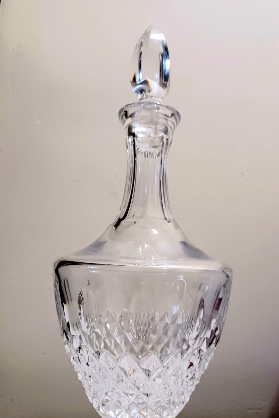 Vtg Saint-Louis Crystal Tommy Wine Decanter - photo 2