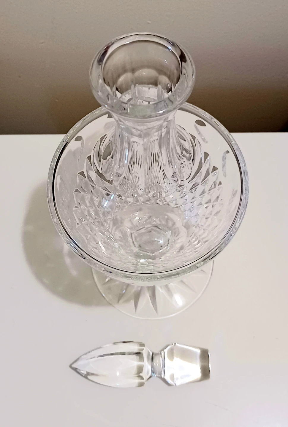 Vtg Saint-Louis Crystal Tommy Wine Decanter - photo 4