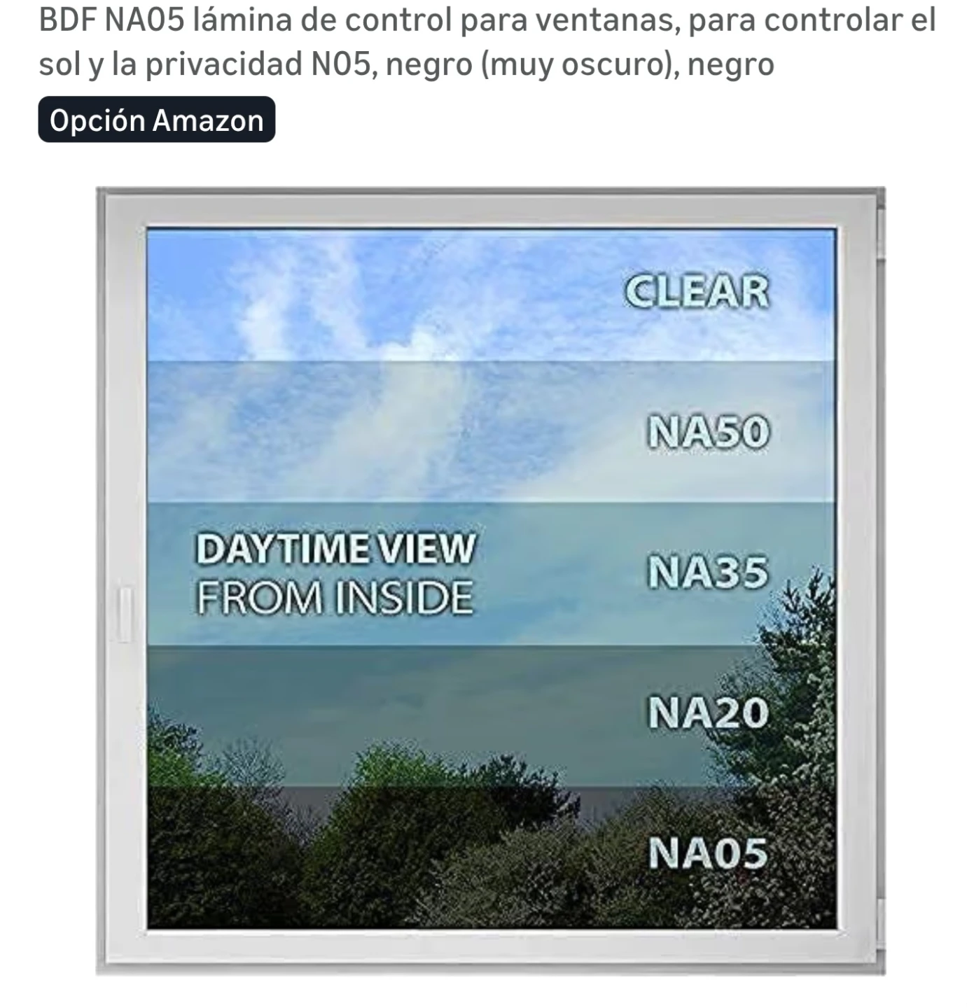 BDF NA05 Extra Dark Window Film Roll. 48in X 100ft - photo 2