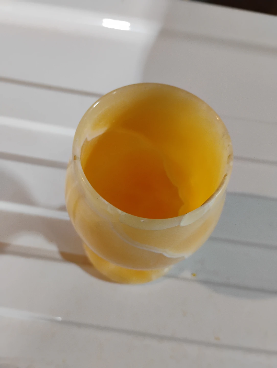 Yellow Onyx Goblet - photo 3