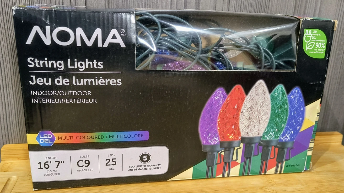 NOMA C9 LED String Lights - Multi-Coloured