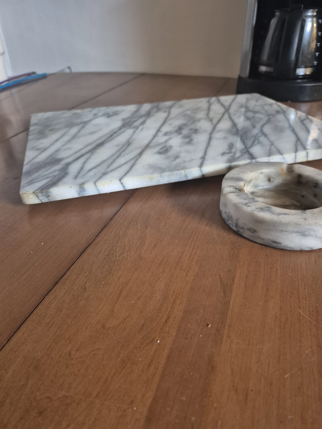 Marble Serving Platter with Ashtray - photo 2