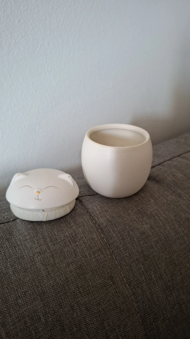 Cat Ceramic Jar with Lid - photo 2