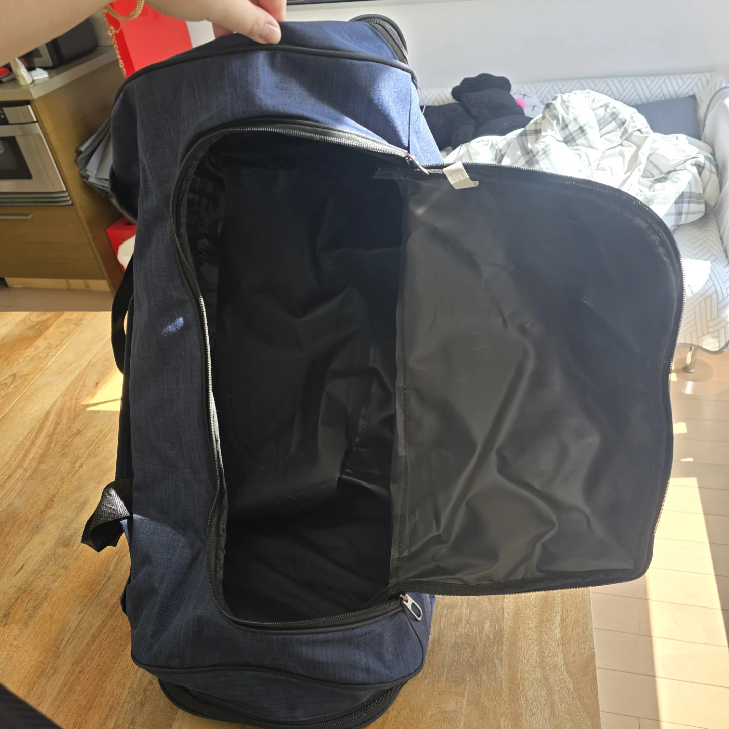 Reindeer Blue Duffle Bag - photo 2
