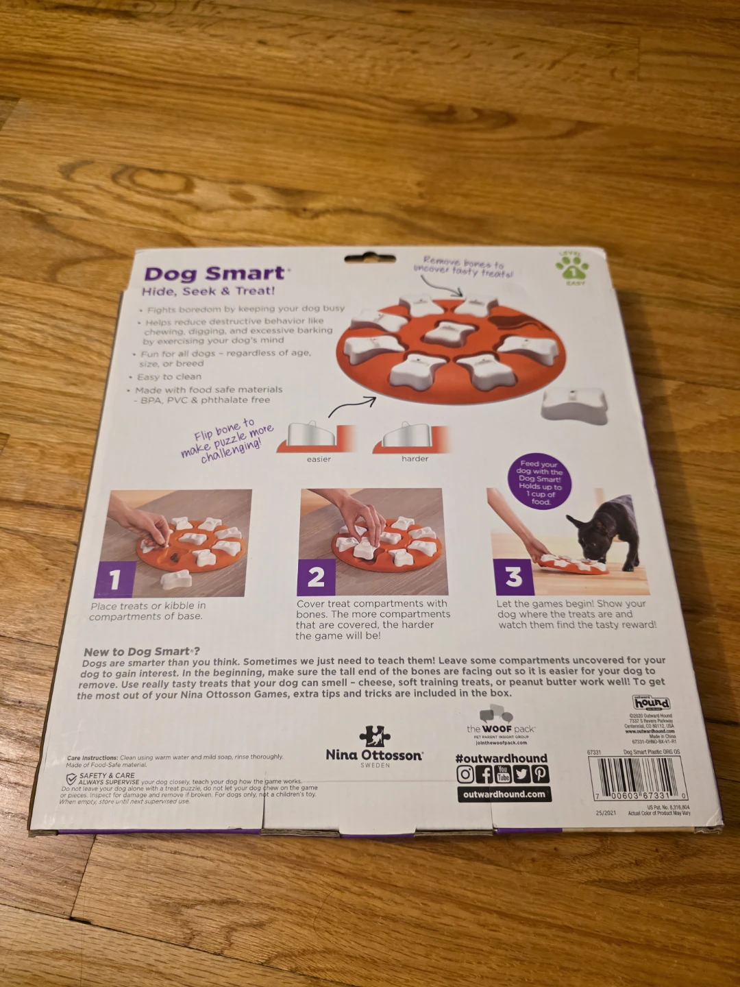 Outward Hound Dog Smart Treat Puzzle Toy - photo 2