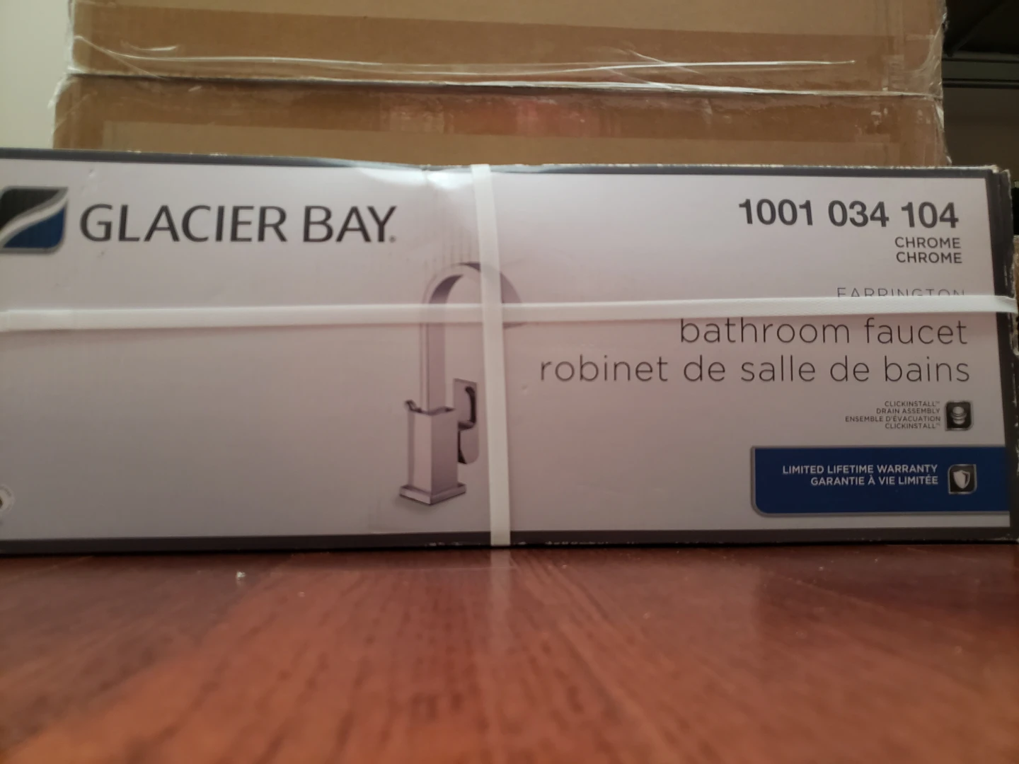 Glacier Bay Farrington Chrome Bathroom Faucet