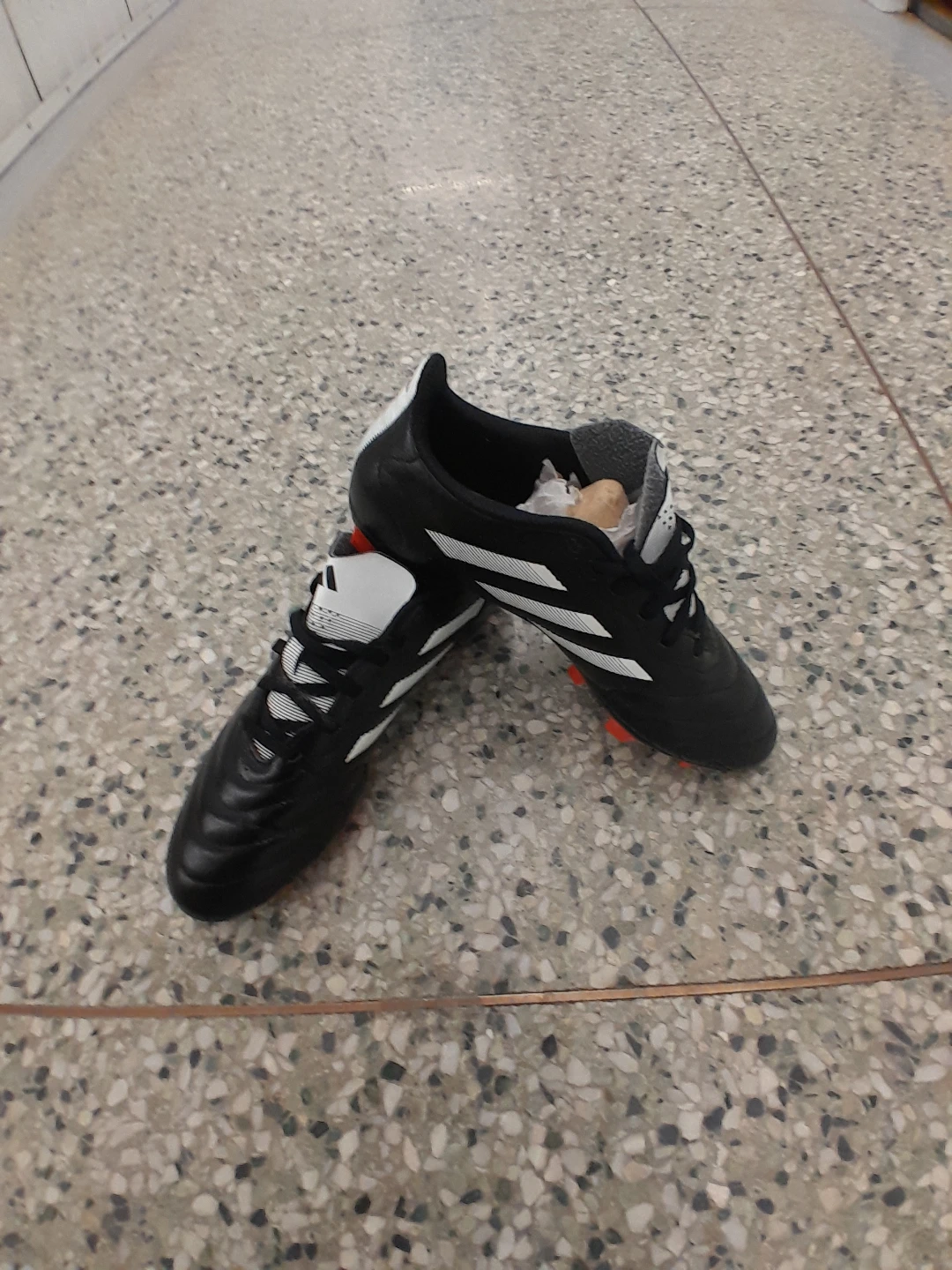 Adidas Soccer Cleats - Black and White Size 7 - photo 2