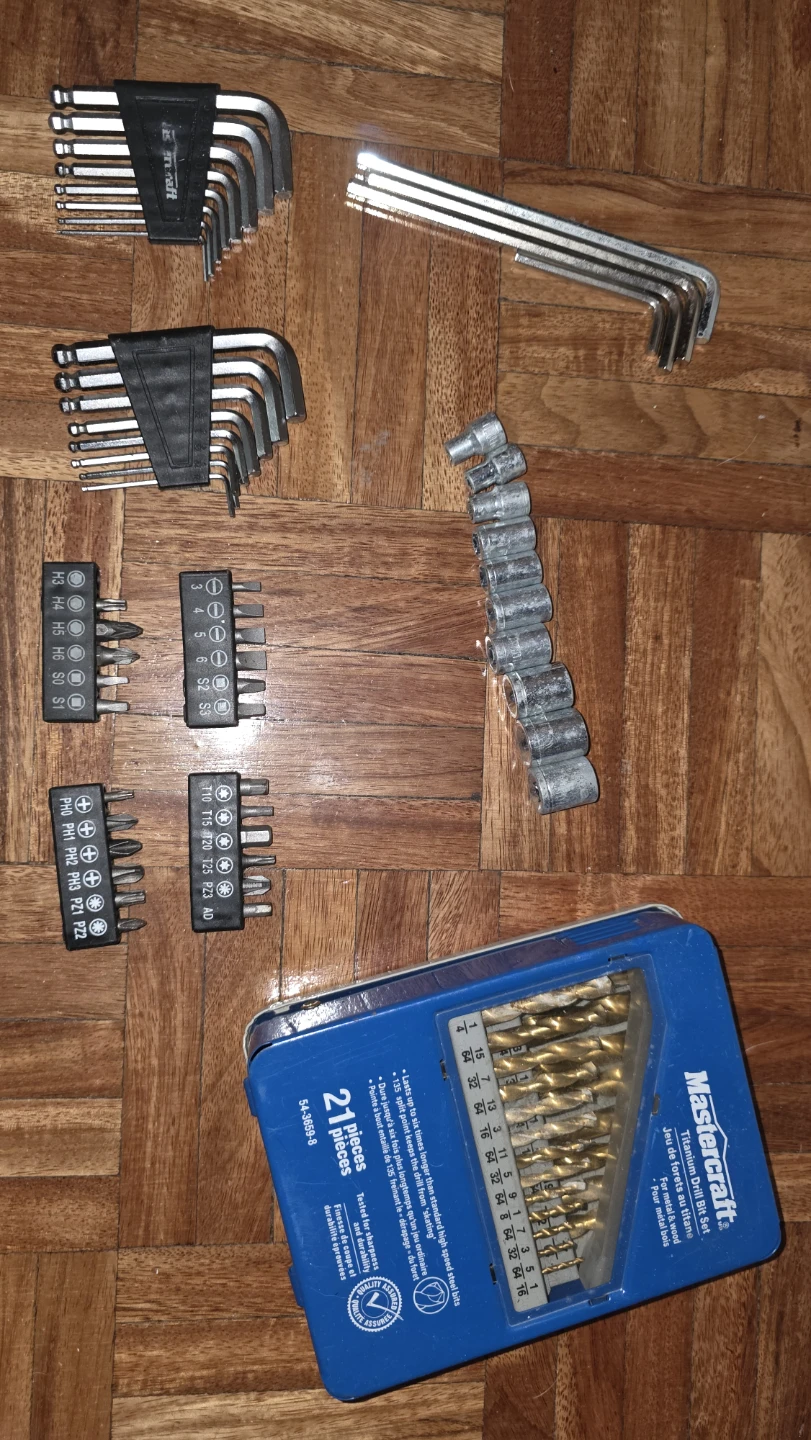 Mastercraft Titanium Drill Bit Set Plus Random Others.