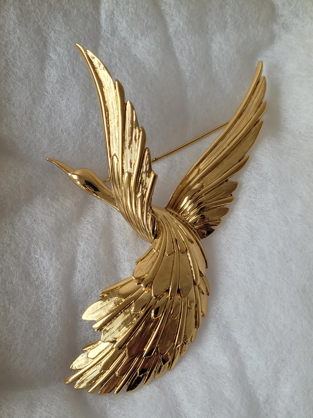 Dorlan Gold Tone Bird Brooch