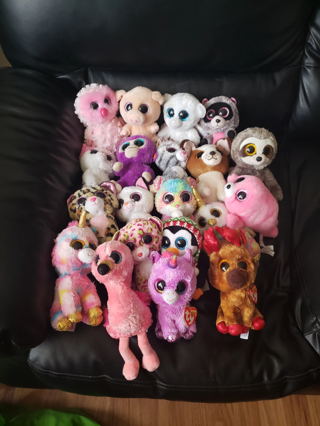 Collection of 20 Ty Beanie Boos Plush Toys