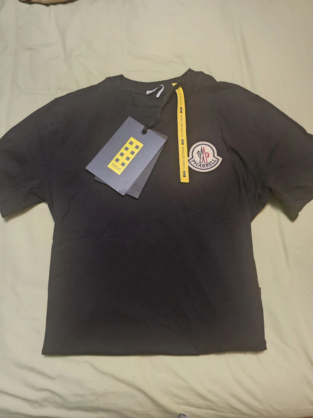 Moncler Pharrell SS T-Shirt Black Size M - photo 4