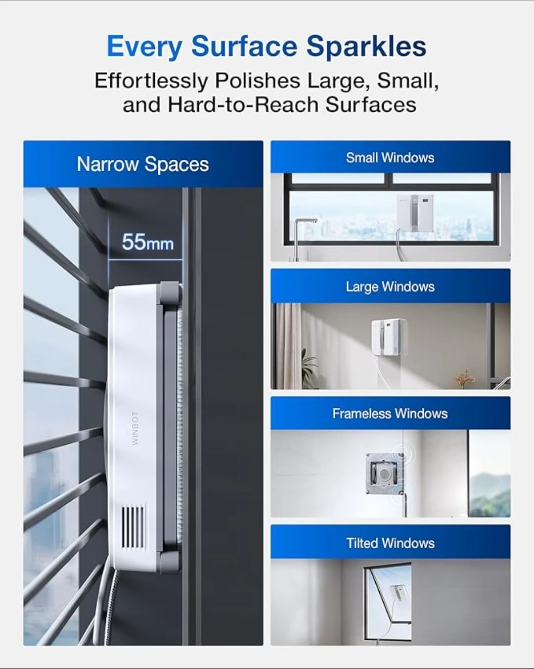 Ecovacs Winbot Mini Robot Window Cleaner - NEW!!! - photo 4