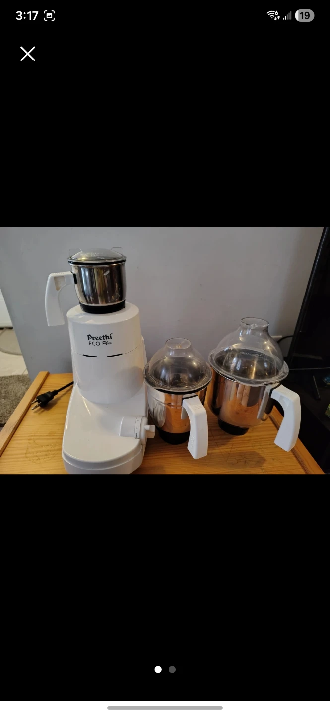 Preethi Eco Plus Mixer Grinder with 3 Jars