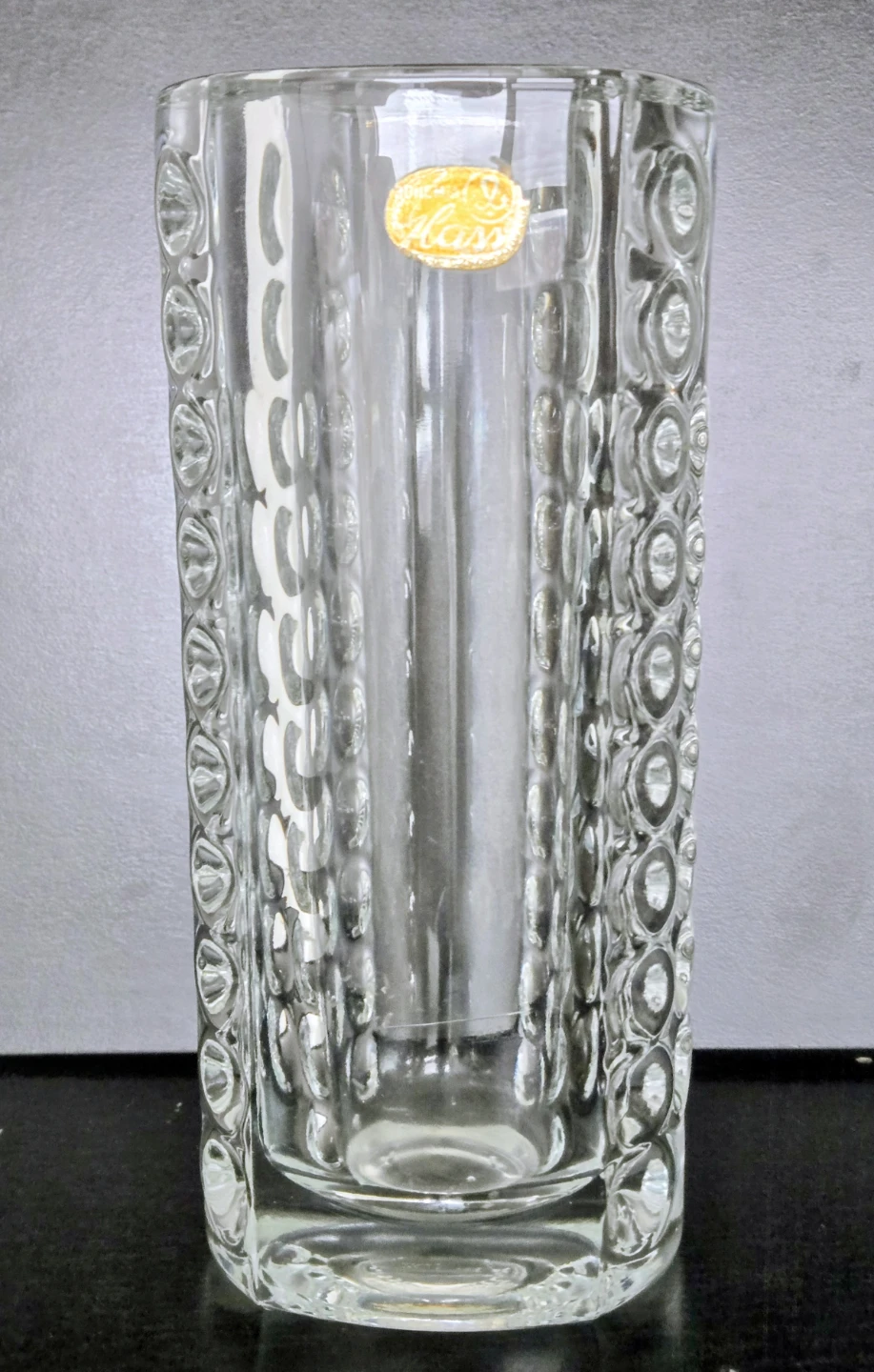Rare Vintage 1962 Sklo Union Bobble Glass Vase