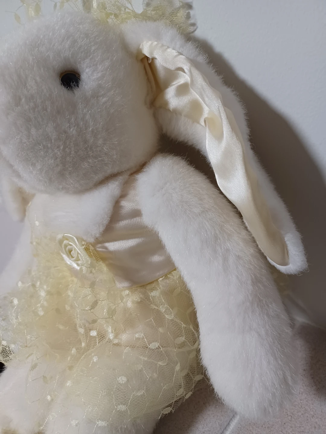 Plush White Bunny Rabbit Toy with Ballerina Outfit - photo 4