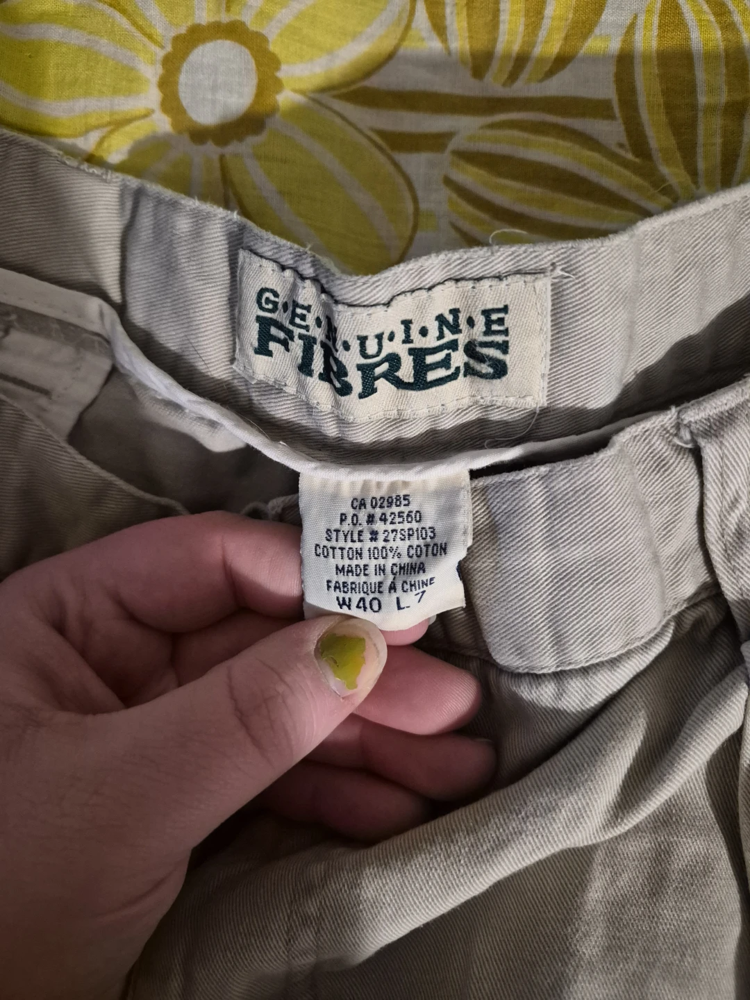 Beige vintage rolled shorts - photo 4