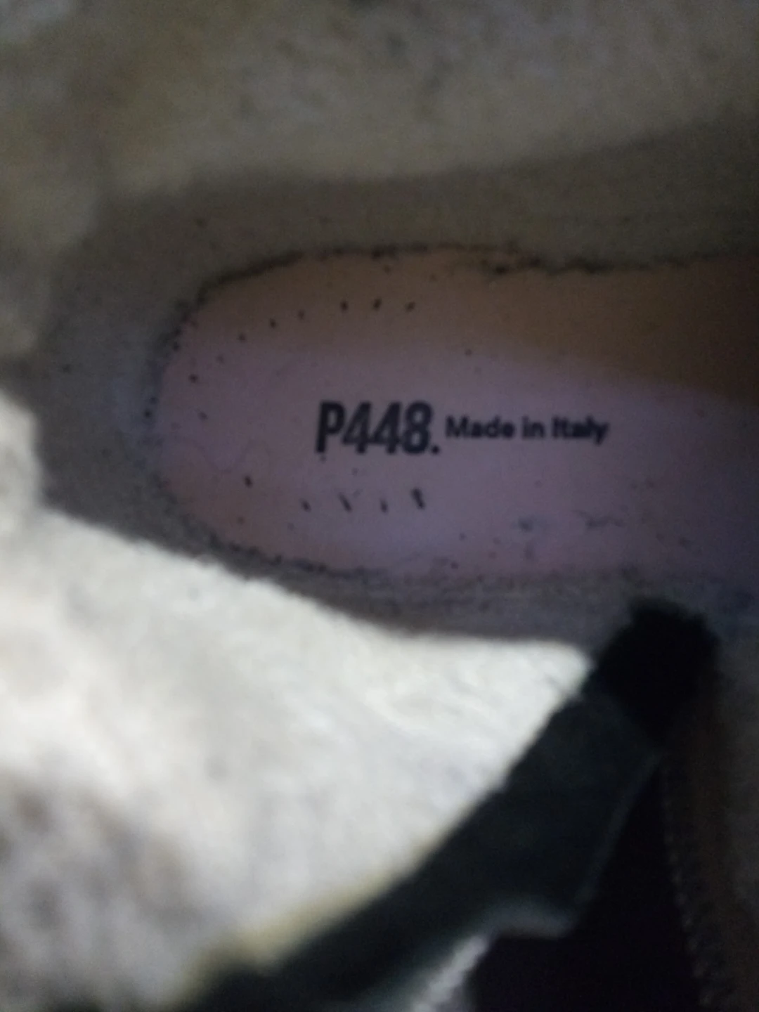 P448 Silver High-Top Sneakers with Fur Lining - photo 2