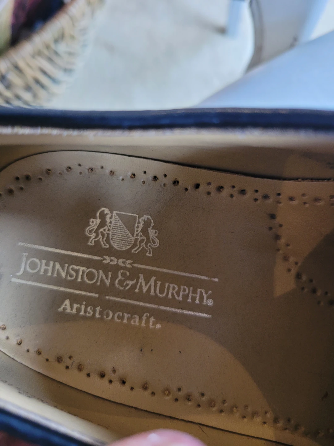 Johnston & Murphy Aristocraft Black Leather Oxford Size 8.5 - photo 4