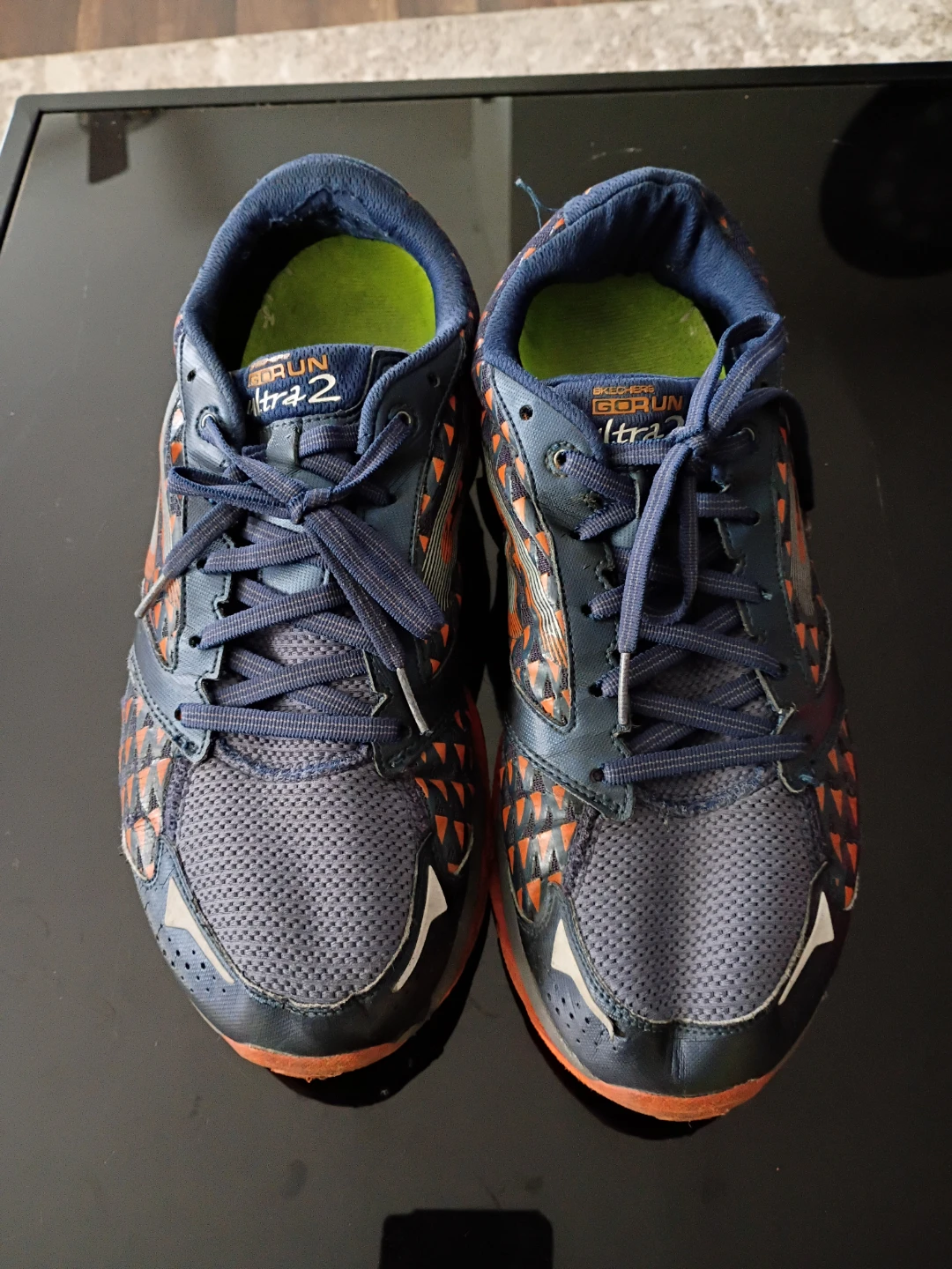 Skechers GOrun Ultra 2 Men's Running Shoes Size 9.5 Blue Orange - photo 2