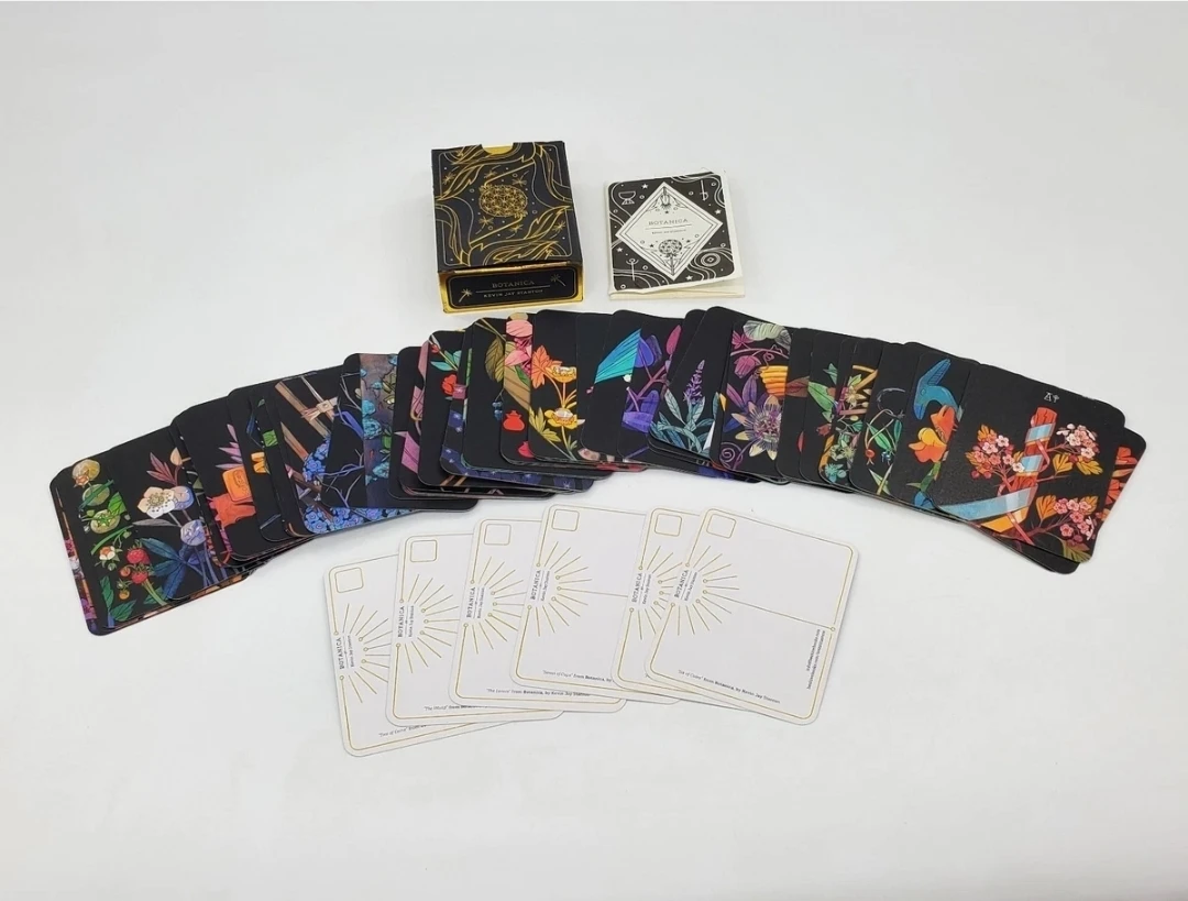 Botanica Tarot Card Deck The Language of Flowers
