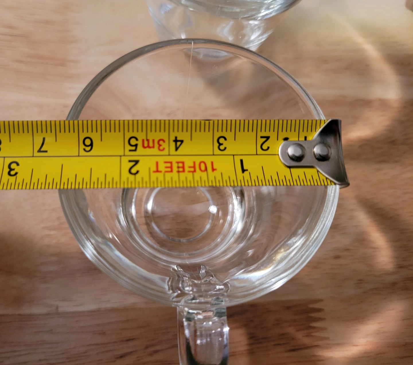 Set of 2 Clear Glass Espresso Cups. Made in Italy - photo 3