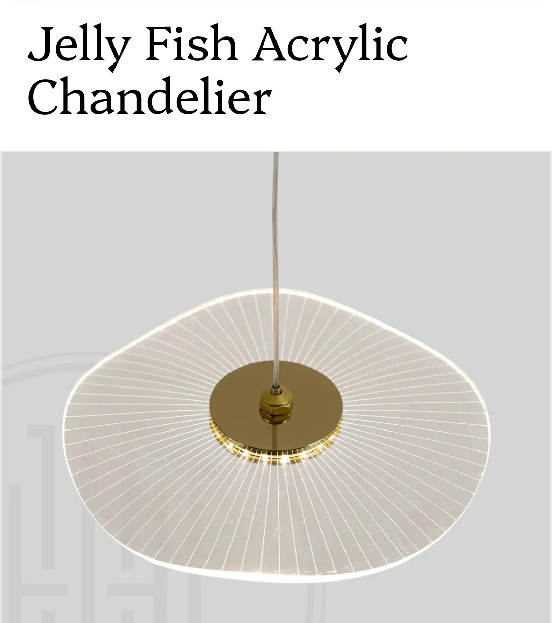 Jelly Fish Acrylic Chandelier - photo 4